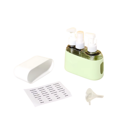 Travel Bottle Set with Case, 2 x 50ml Bottles and 1 x 100ml Bottle