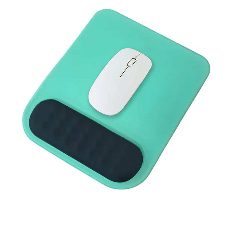 Colorful Rectangular Ergonomic Wrist Rest and Mouse Pad