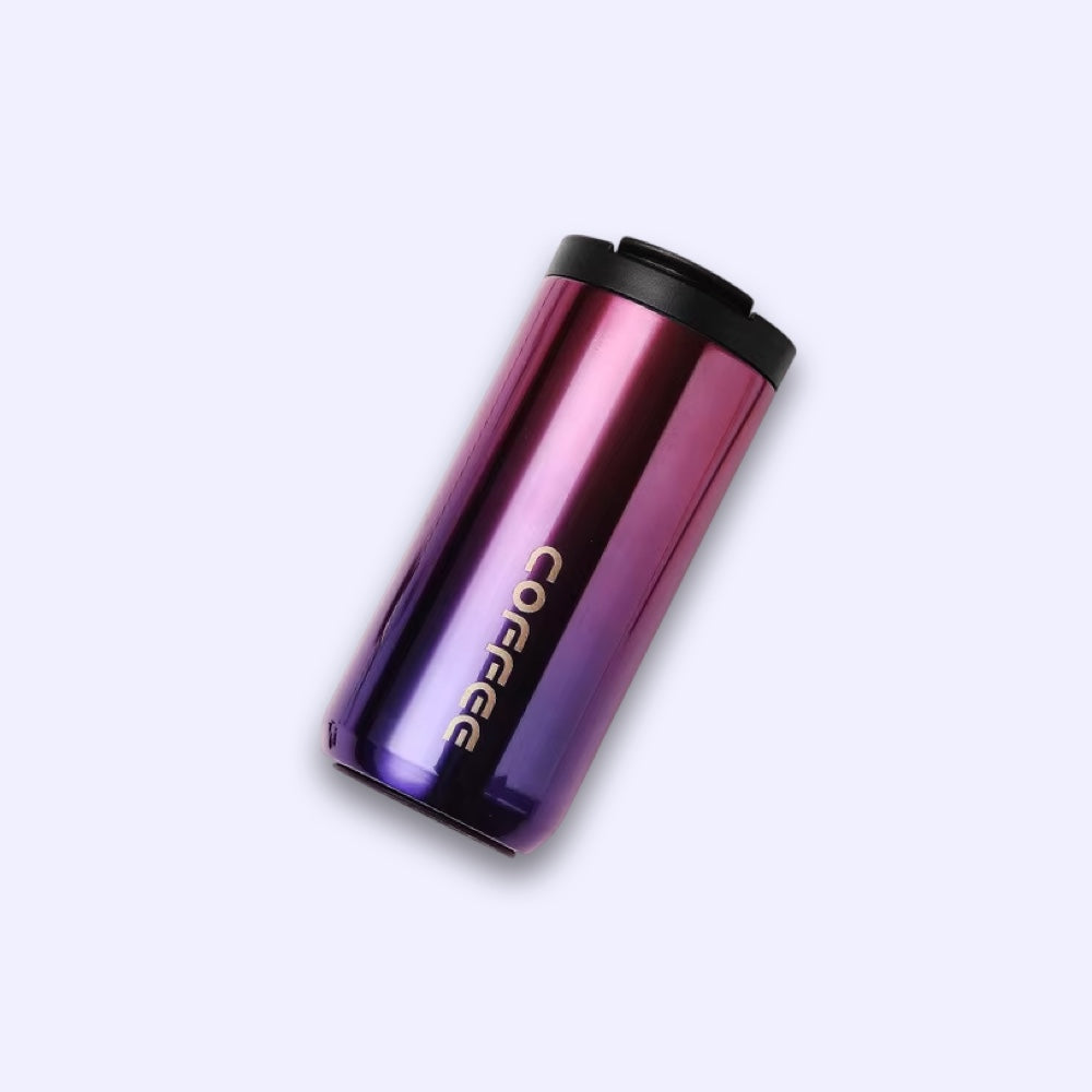 Thermos Isotherme en Acier Inoxydable 400 ml, Anti-Fuite pour Voyage et Bureau