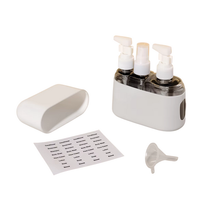 Travel Bottle Set with Case, 2 x 50ml Bottles and 1 x 100ml Bottle