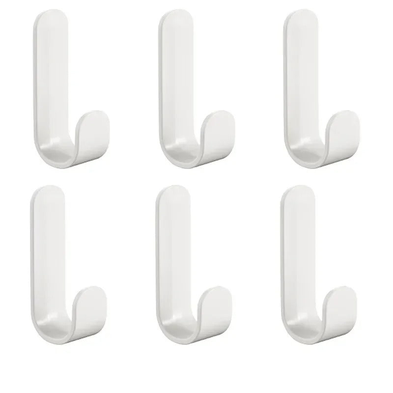 6 Self-adhesive Wall Hooks without drilling