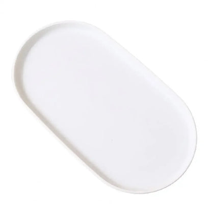 Stackable Oval Tray, Sleek Design, Washable and Reusable Multi-use