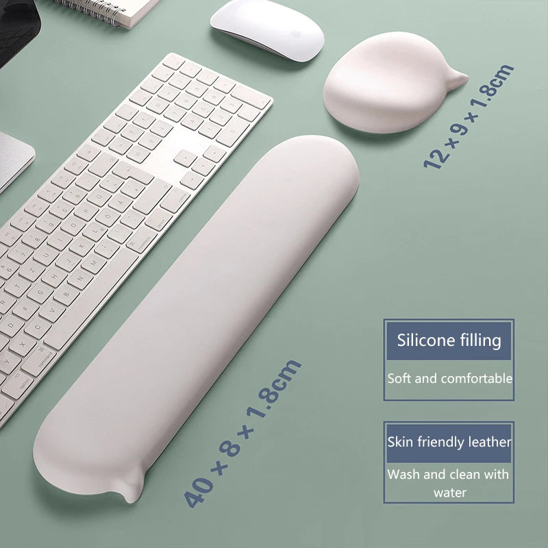 Bubble Ergonomic Silicone Wrist Rest for Keyboard