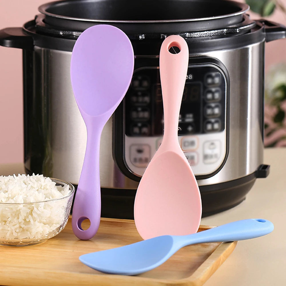 High Temperature Resistant Silicone Rice Spoon