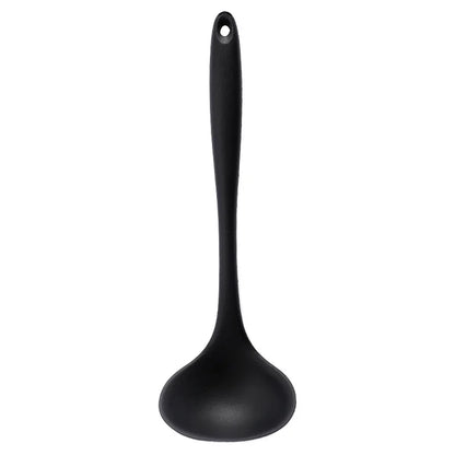 Long Handle Silicone Soup Spoon, Colorful and Practical