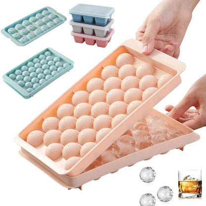 33 Ball Ice Cube Mold with Practical Lid