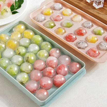 33 Ball Ice Cube Mold with Practical Lid