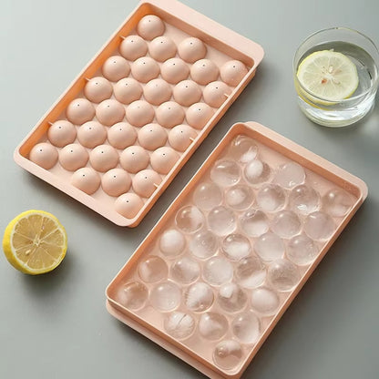 33 Ball Ice Cube Mold with Practical Lid