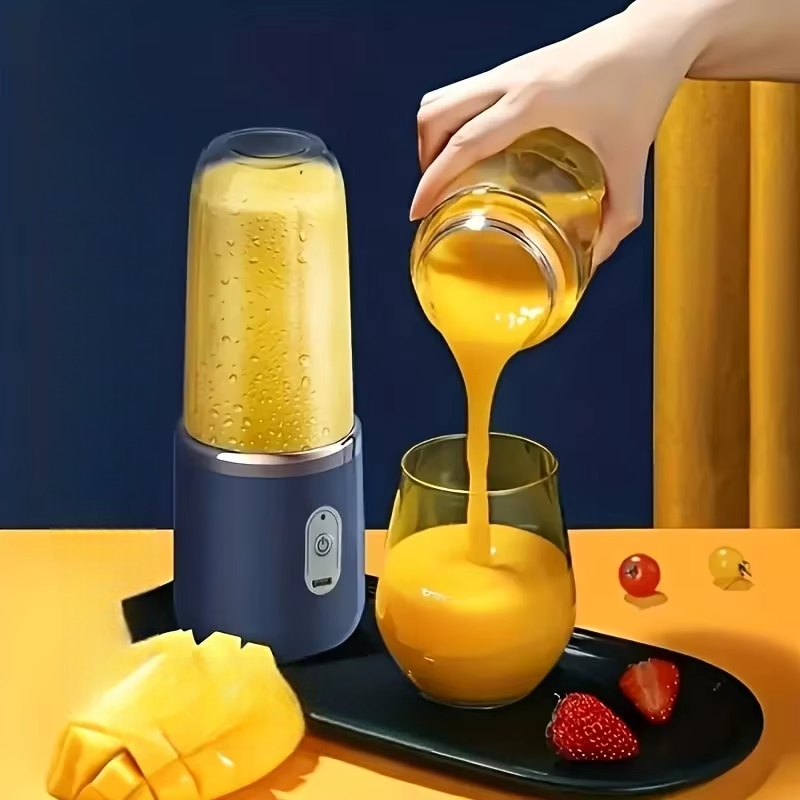 Blender Nomade Compact et Rechargeable USB : Pratique et Multifonction pour Jus Frais et Smoothies