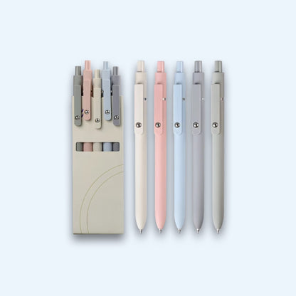 Lot de 5 Stylos 0.5mm, Séchage Rapide, Toucher Doux, Parfaits pour l'Écriture