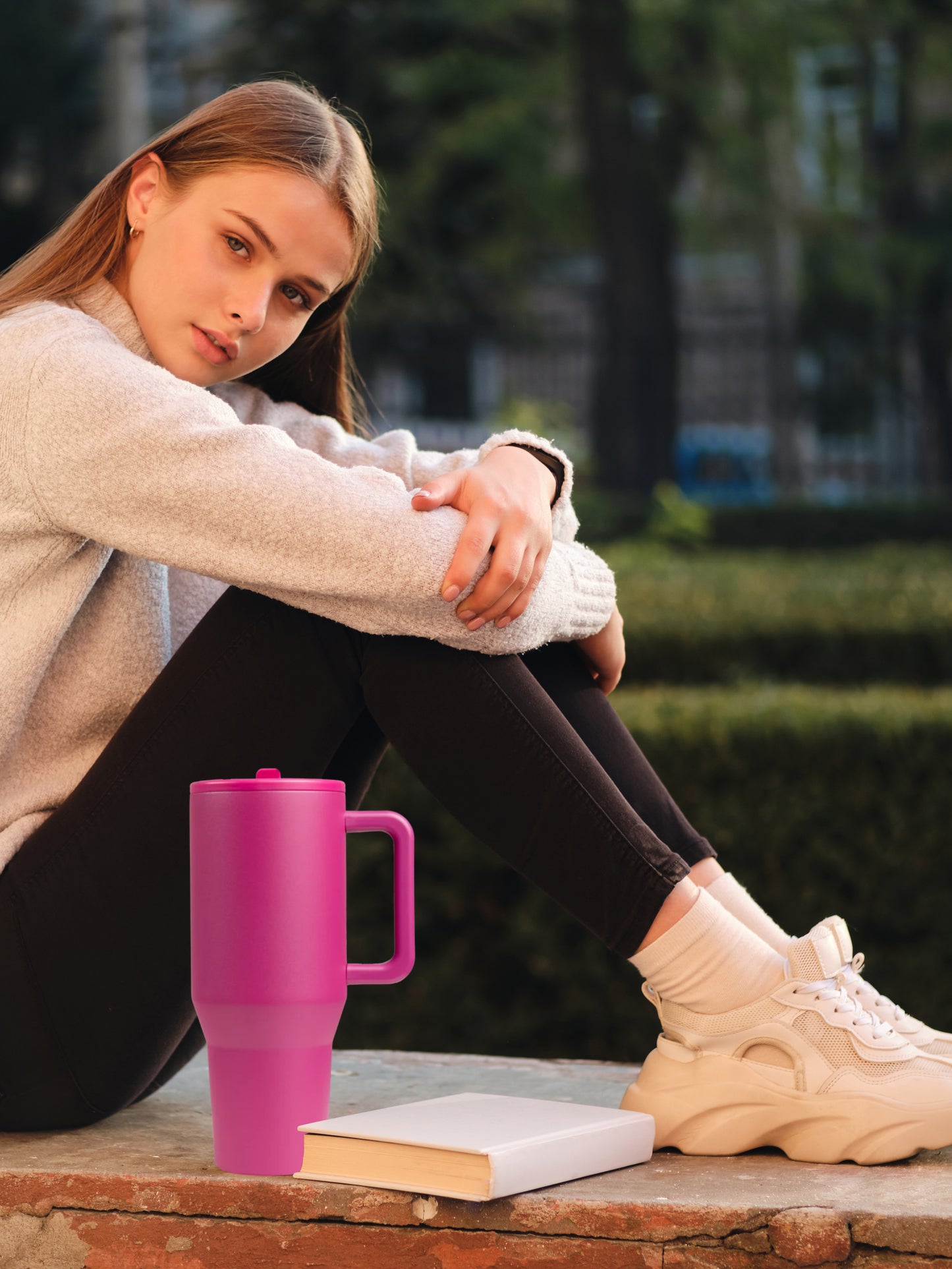 Gobelet isotherme VitalHome – Fuchsia vibrant, 24h froid / 8h chaud